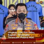 Kepala Kepolisian Republik Indonesia (Kapolri) Jenderal Polisi Listyo Sigit Prabowo menyebutkan lima tersangka peredaran sabu-sabu seberat 1,196 ton yang ditangkap di Pangandaran, Jawa Barat memiliki peran berbeda-beda.