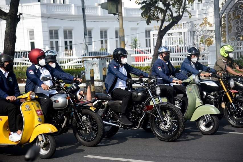 Edy – Ijeck Bersama Bupati Walikota Kompak Naik Sepeda Motor