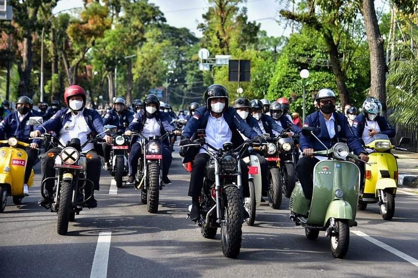 Edy – Ijeck Bersama Bupati Walikota Kompak Naik Sepeda Motor