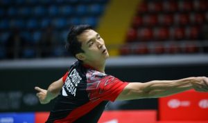 Indonesia memastikan dua tempat di babak final Badminton Asia Championship 2022 (BAC) setelah terjadi partai semifinal antara sesama pemain Indonesia di nomor tunggal putra dan ganda putra.