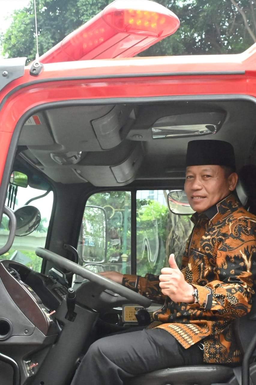 Pemkot Tanjungbalai Terima Bantuan 1 Unit Mobil Damkar dari Kemendagri