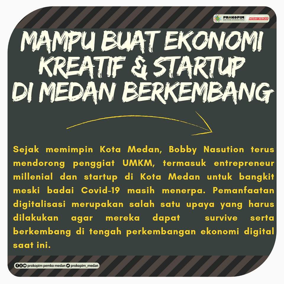 Sejak Dipimpin Bobby Nasution Pelaku Umkm Dan Startup Di Kota Medan Semakin Berkembang 1477