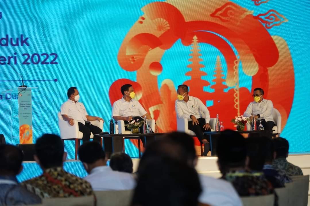 Bupati Humbang Hasundutan Dosmar Banjarnahor, SE didampingi Sekda Humbahas Drs Tonny Sihombing. M.IP menghadiri Acara Business Matching di Grand Hyatt Bali (21-25 Maret 2022).