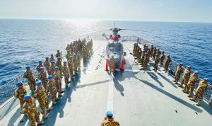 Naik Pangkat, Empat Prajurit Satgas MTF TNI Konga XXVIII-M/UNIFIL Disiram Air Laut
