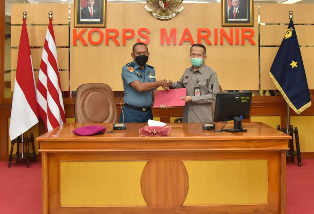 Memorandum Serah Terima Jabatan Inspektur Korps Marinir
