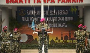 Danlanmar Jakarta Pimpin Serah Terima Jabatan 5 Dansatlak Lanmar Jakarta