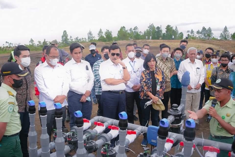 Menteri Koordinator Bidang Kemaritiman dan Investasi (Menkomarves) Luhut Binsar Panjaitan kembali melaksanakan kunjungan kerja di Kabupaten Humbang Hasundutan, Kamis (14/4/2022).