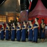Sanggar Seni ‘Tonggi’ yang berasal dari Kabupaten Humbang Hasundutan meraih kategori terbaik dalam kategori Tortor Kreasi dalam Festival Gondang Naposo di Samosir, Minggu (17/4/2022).