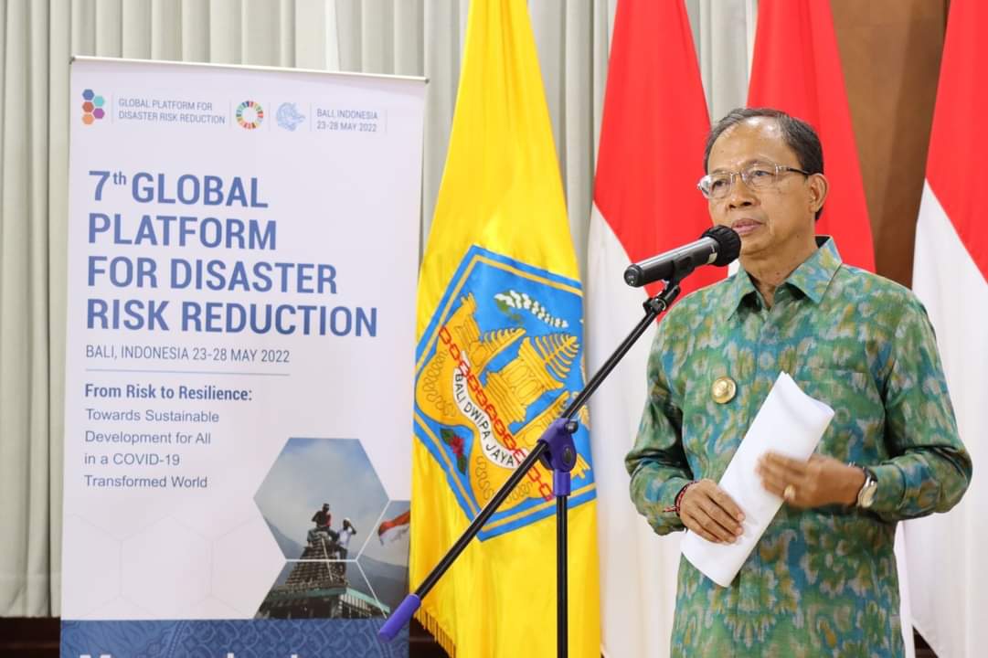 Global Platform for Disaster Risk Reduction (GPDRR) ke-7 tahun ini mengangkat tema dari risiko menuju resiliensi atau _risk to resilience_. Demikian pesan Utusan Khusus PBB untuk Pengurangan Risiko Bencana Mami Mizutori pada konferensi pers di Kota Denpasar, Provinsi Bali, Jumat (22/4/2022).