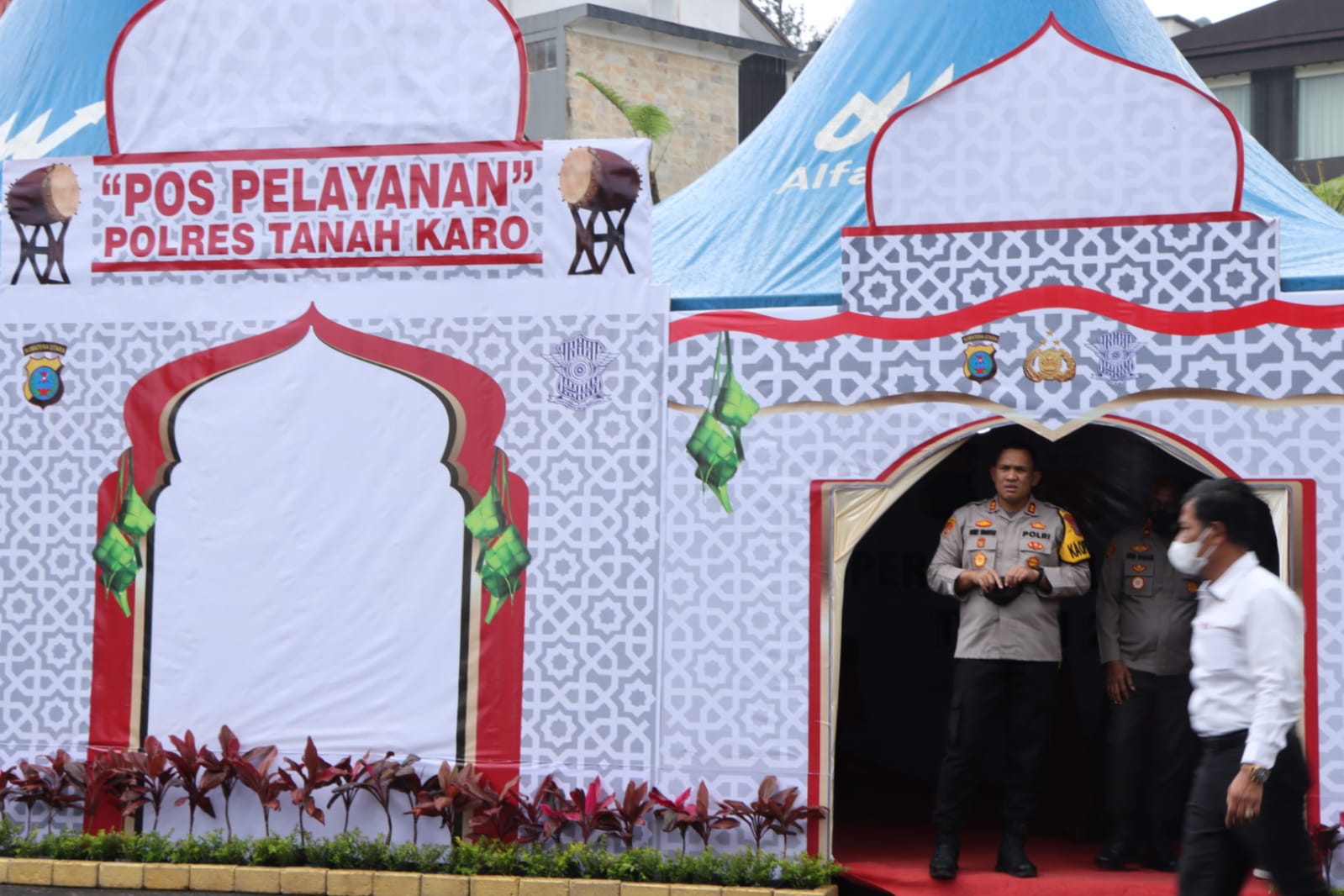 Polres Tanah Karo mempersiapkan sarana dan prasarana kesiapan Pos Operasi Ketupat Toba 2022, di Pos Ops jjaran wilayah Polres Karo, Senin (25/04/2022).