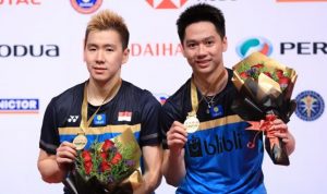 Ganda Putra Indonesia, Marcus Fernaldi Gideon/Kevin Sanjaya Sukamuljo, hingga saat ini masih menyandang status penguasa peringkat satu dunia. Tercatat keduanya telah berhasil menduduki posisi satu dunia ranking BWF sejak 2017 lalu.