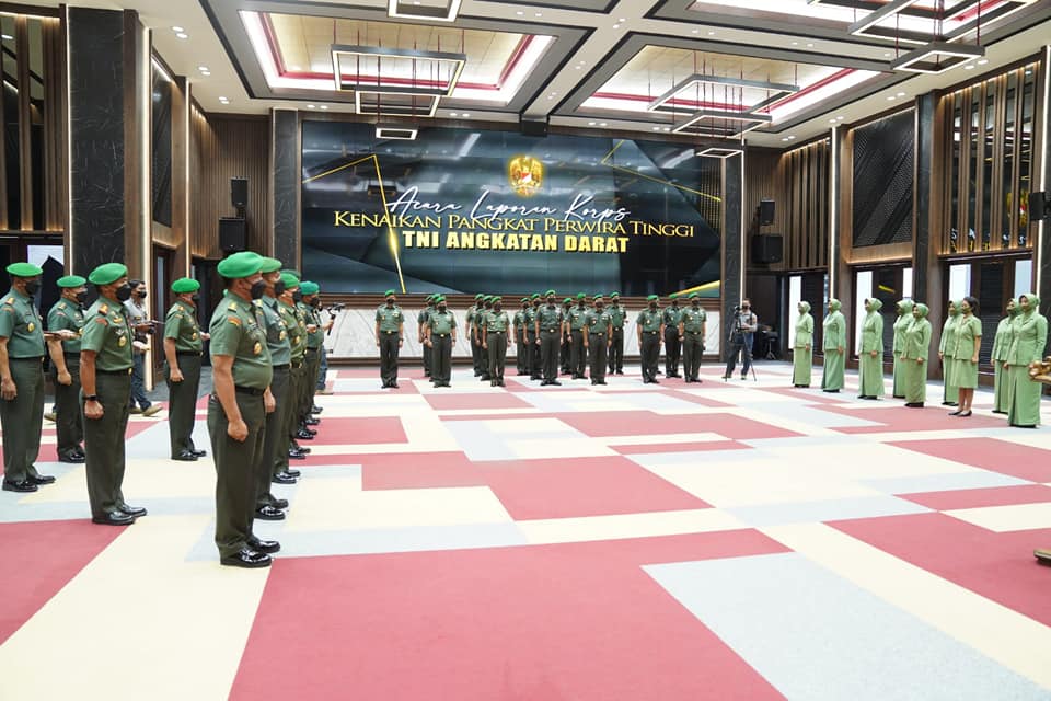 Kasad Terima Laporan Korps 19 Perwira Tinggi TNI AD
