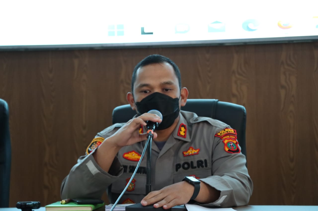 Polisi Resort (Polres) Tanah Karo menggelar Rapat Koordinasi Lintas Sektoral Pengamanan Idul Fitri 1443 H/2022 di Aula Pur Pur Sage Polres Tanah Karo, Jalan Veteran Kabanjahe, Kamis (21/4/2022)