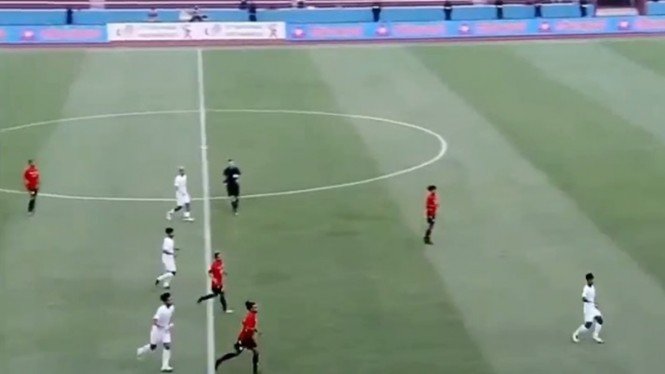Timnas Myanmar U-23 menang dramatis atas Timor Leste U-23, 3-2, dalam lanjutan pertandingan Grup A SEA Games 2022 di Stadion Viet Tri, Minggu (8/5/2022).