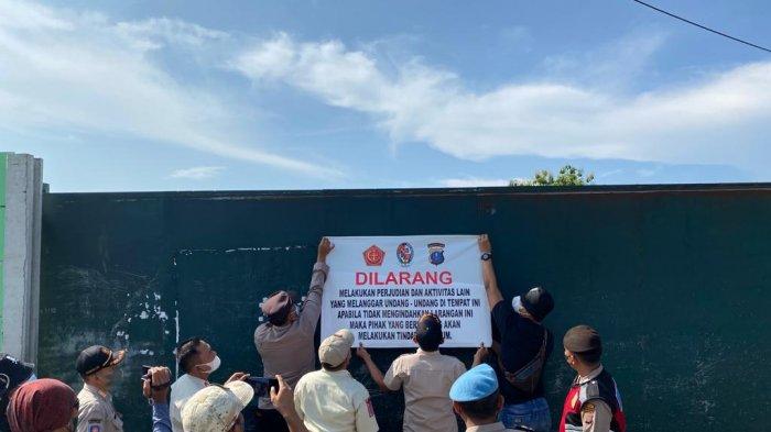 Polresta Deli Serdang dan TNI/Denpom I/I-3 Lubuk Pakam Tertibkan Lokasi Perjudian