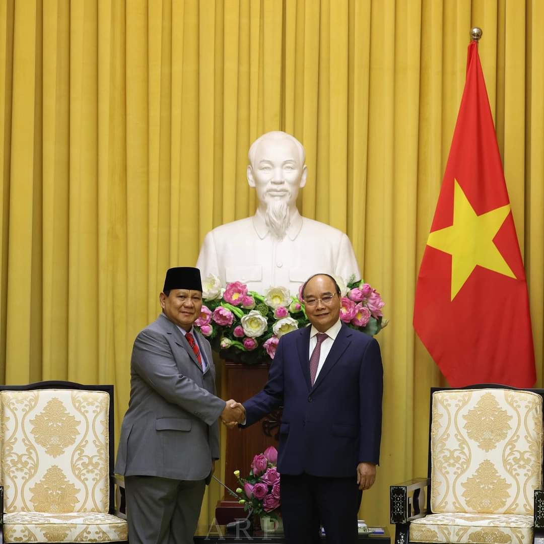 Temui Presiden Vietnam, Prabowo Subianto Soroti Potensi Kerja Sama Pertahanan di Masa Depan