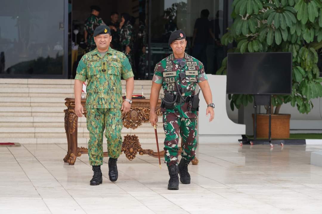 Panglima TNI Terima Kunjungan Kehormatan Panglima Angkatan Bersenjata ...