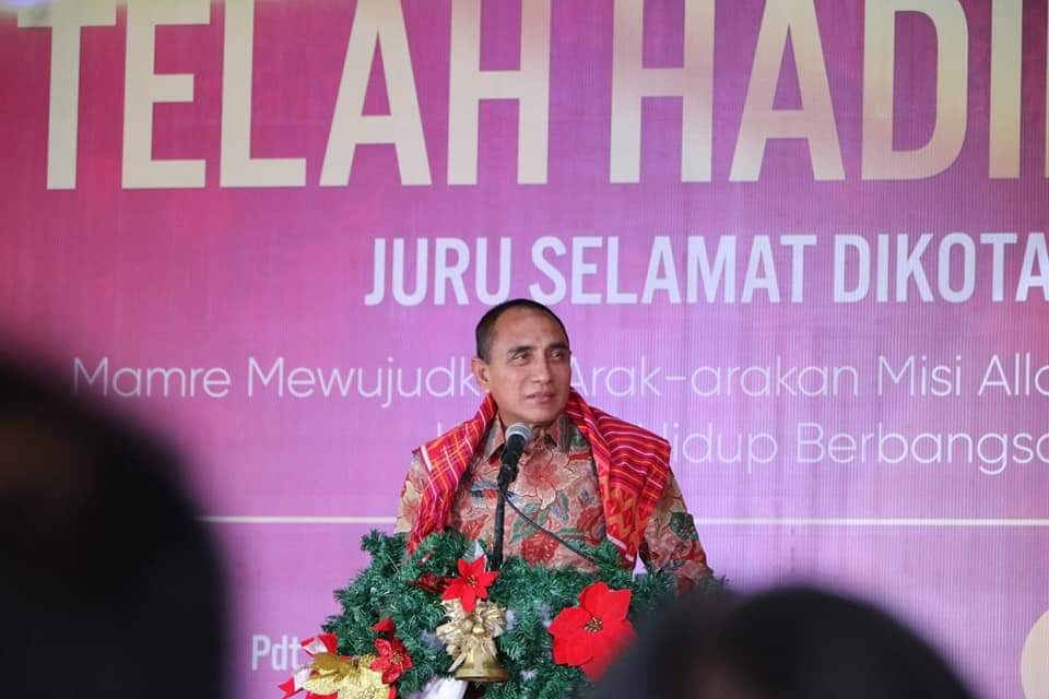 Bupati Cory Sebayang Hadiri Natal Mamre Gbkp Se Indonesia 2022