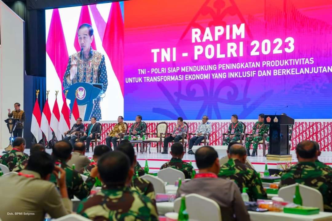 Sampaikan Arahan Pada Rapim Tni Polri 2023 Presiden Harus Samakan Visi 