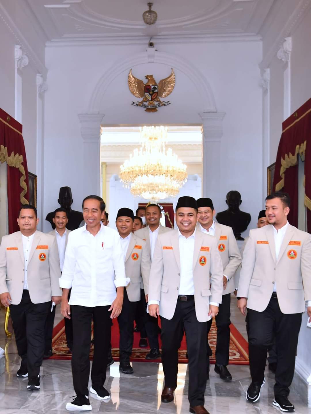 Presiden Jokowi Terima Kunjungan PP Pemuda Muhammadiyah Di Istana Merdeka