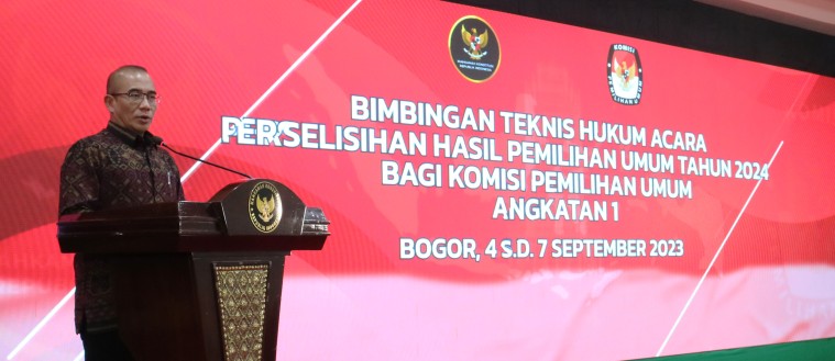 MK Gelar Bimtek Hukum Acara Perselisihan Hasil Pemilu 2024 Bagi KPU